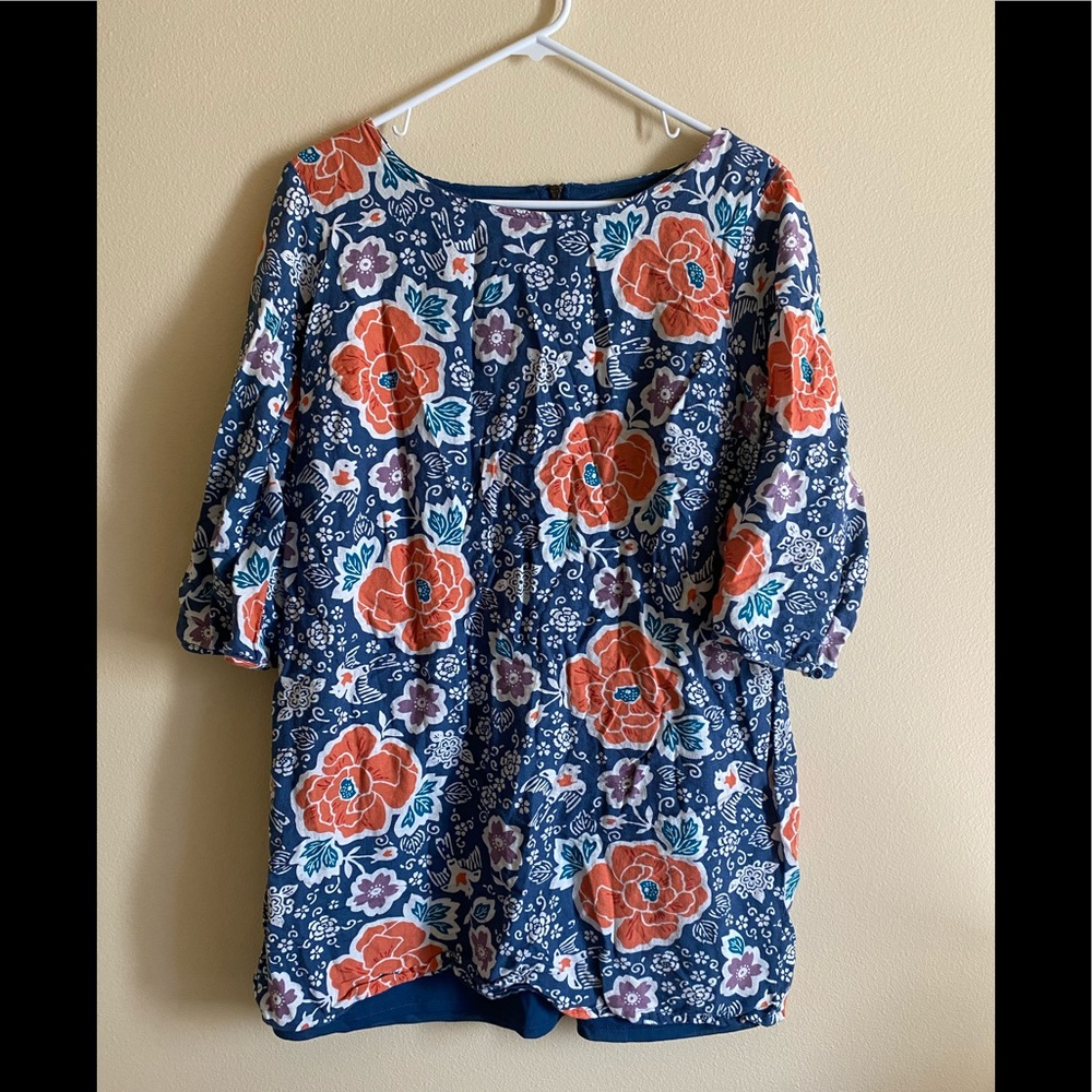 Old Navy Dress/Long Floral Shirt - L